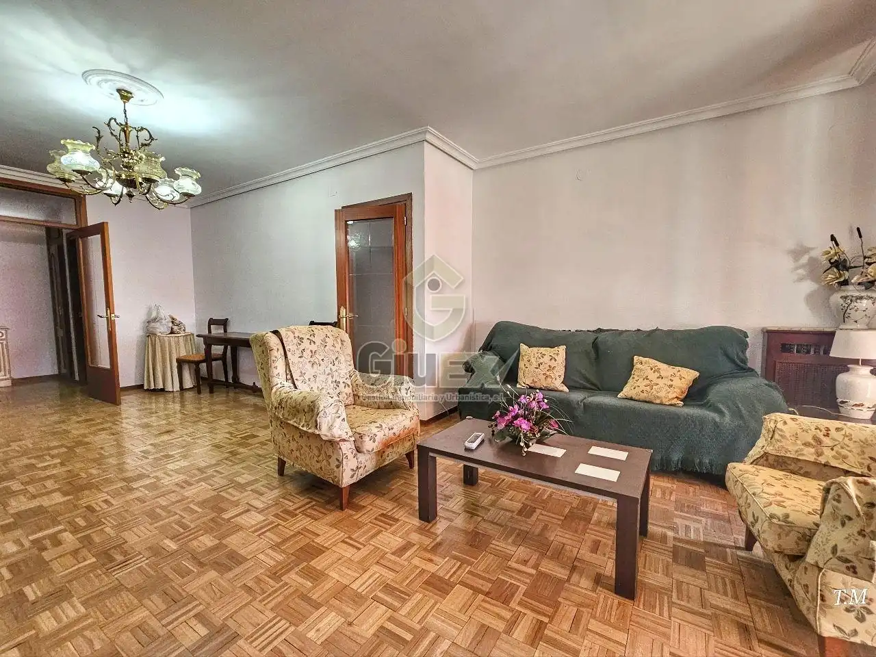 Sala de estar de Piso de alquiler en Cáceres con Aire acondicionado, Calefacción y Terraza