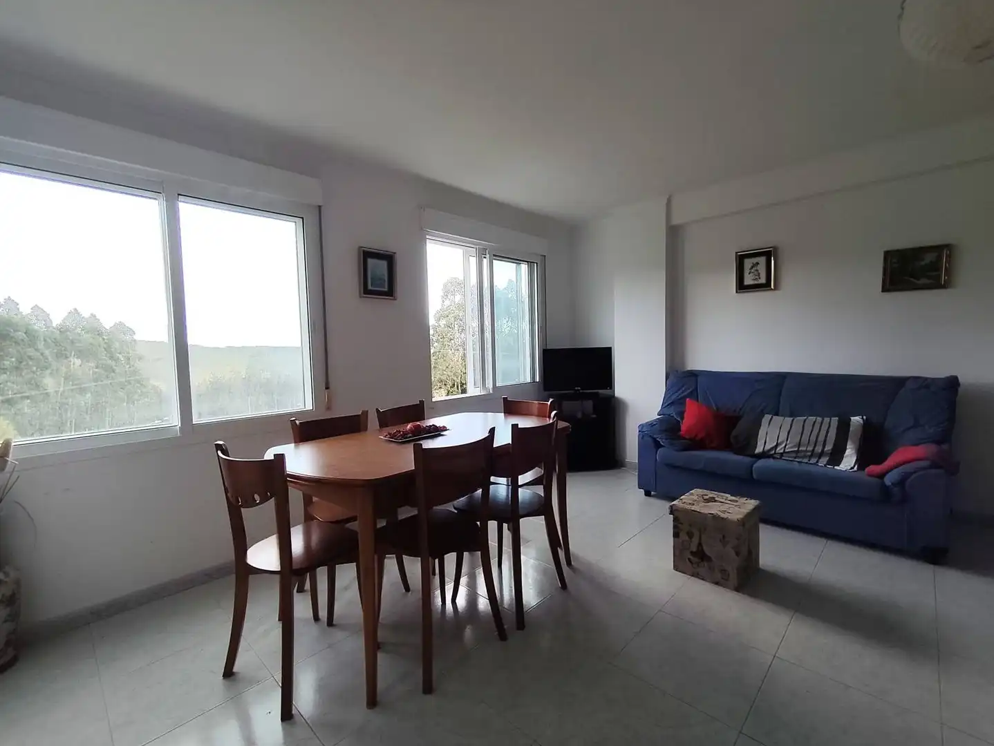 Living room of Flat for sale in Fisterra  with Furnished