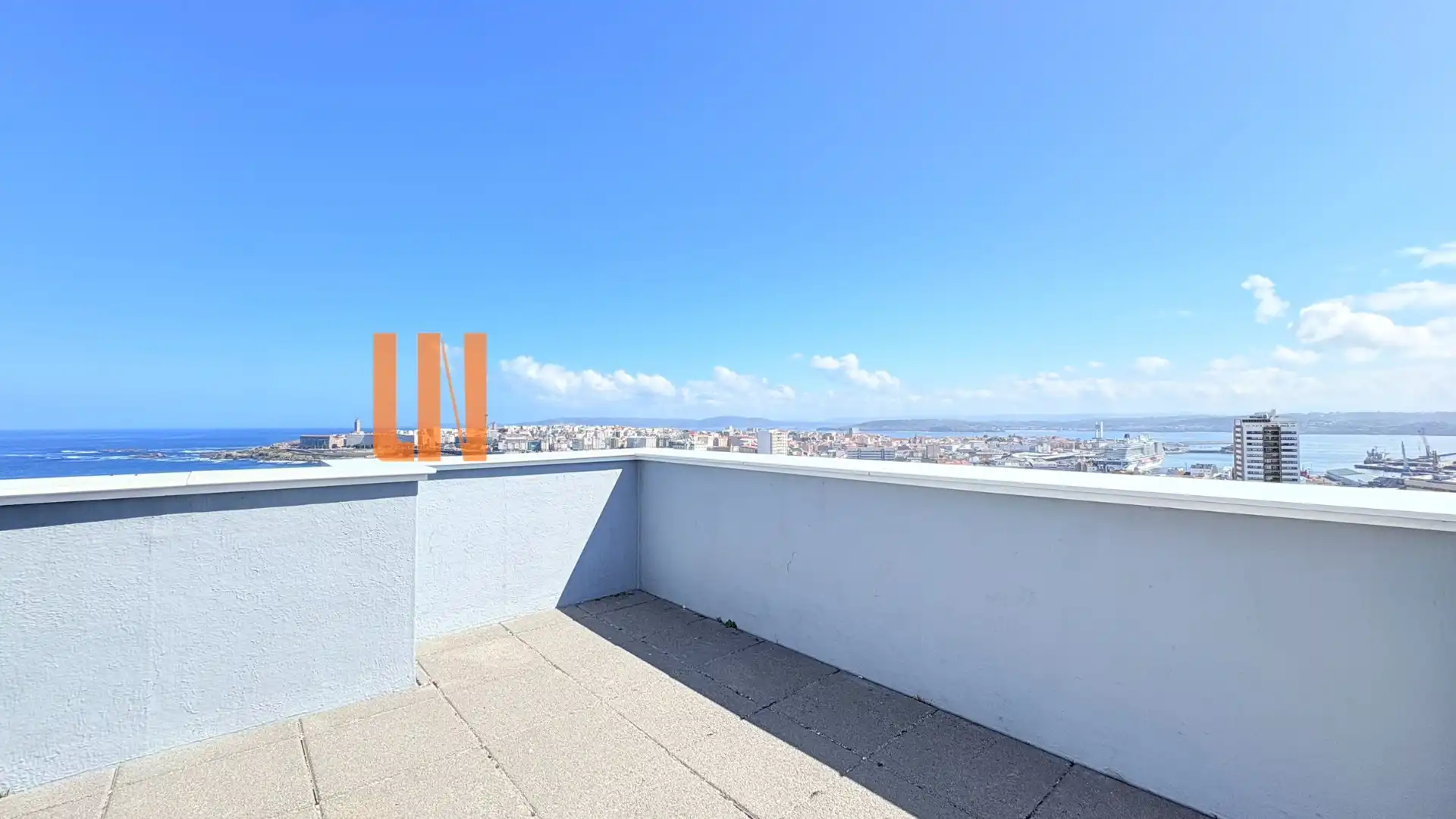 Terrace of Flat for sale in A Coruña Capital   with Parquet flooring and Balcony