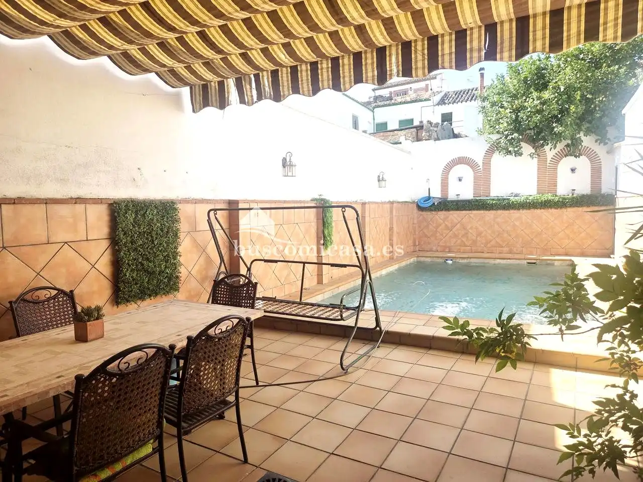 Terrassa de Casa adosada en venda en Torredonjimeno amb Aire condicionat, Calefacció i Piscina