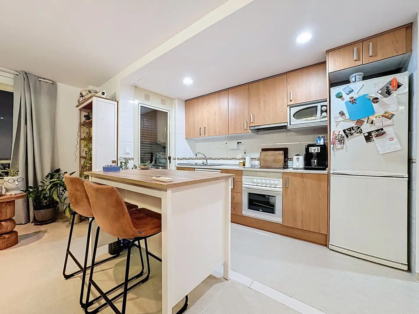 Kitchen of Flat for sale in L'Alfàs del Pi  with Air Conditioner, Private garden and Terrace
