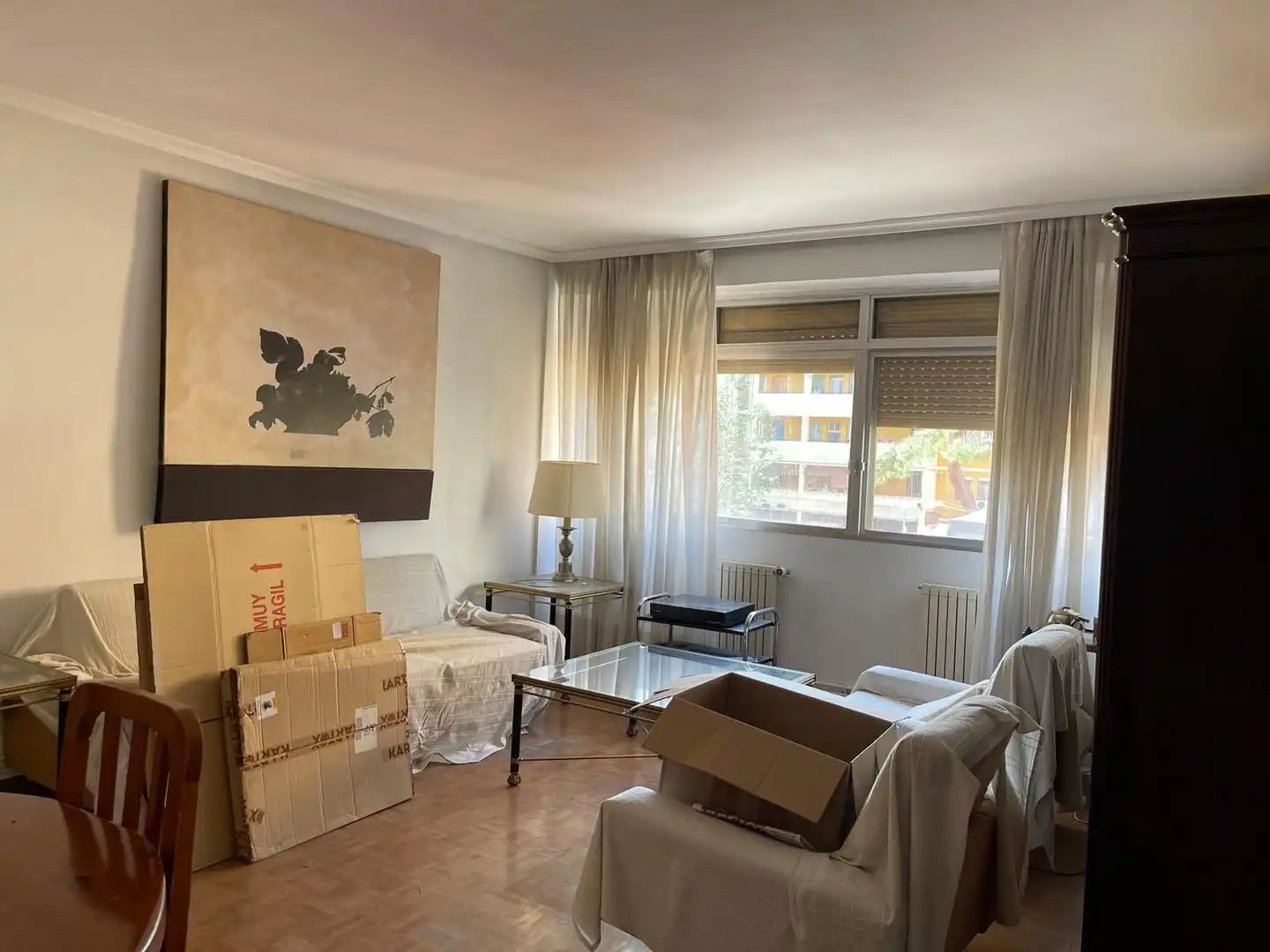 Living room of Flat for sale in Madrid  with Air Conditioner and Heating