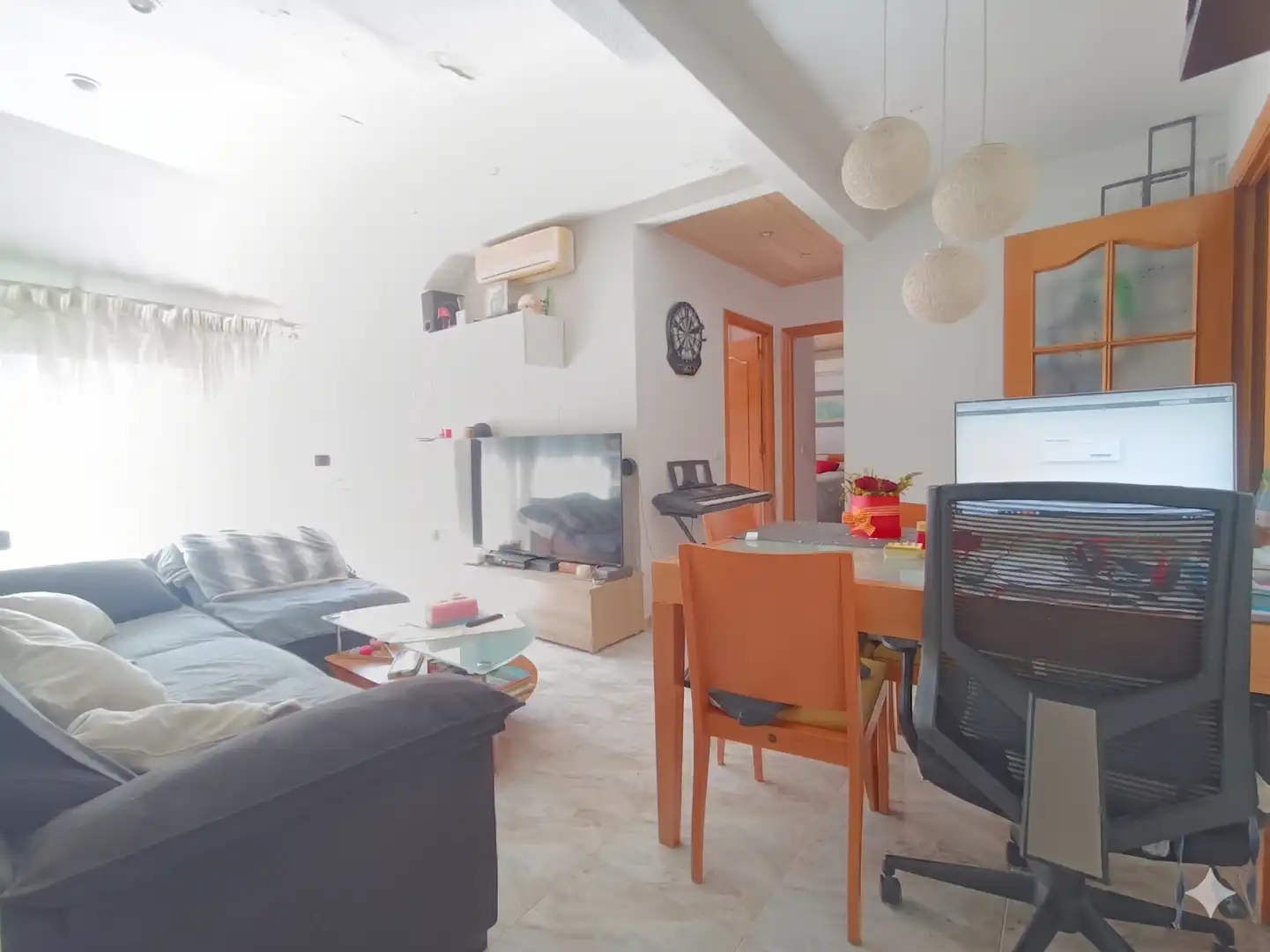 Sala de estar de Piso en venta en Badalona con Aire acondicionado, Calefacción y Terraza