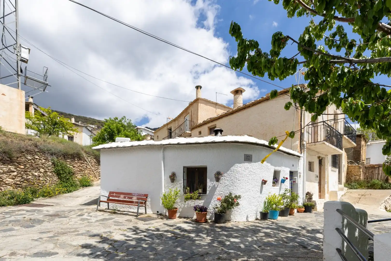 Vista exterior de Casa o chalet en venta en Bubión con Trastero y Balcón