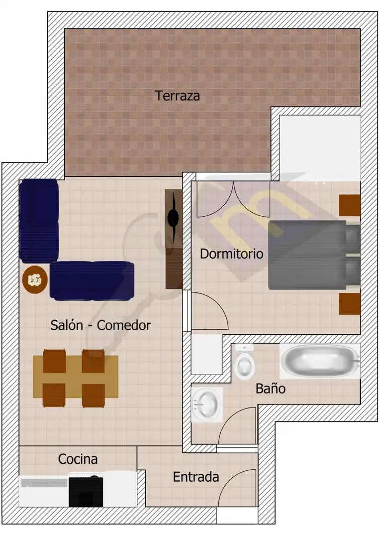 Apartamento en venta en Calpe / Calp con Terraza, Amueblado y Piscina comunitaria