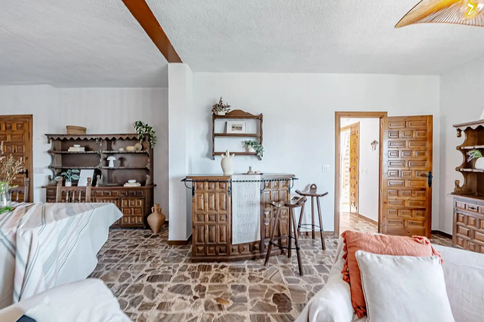 Sala de estar de Casa o chalet en venta en Mesegar de Tajo con Piscina y Amueblado