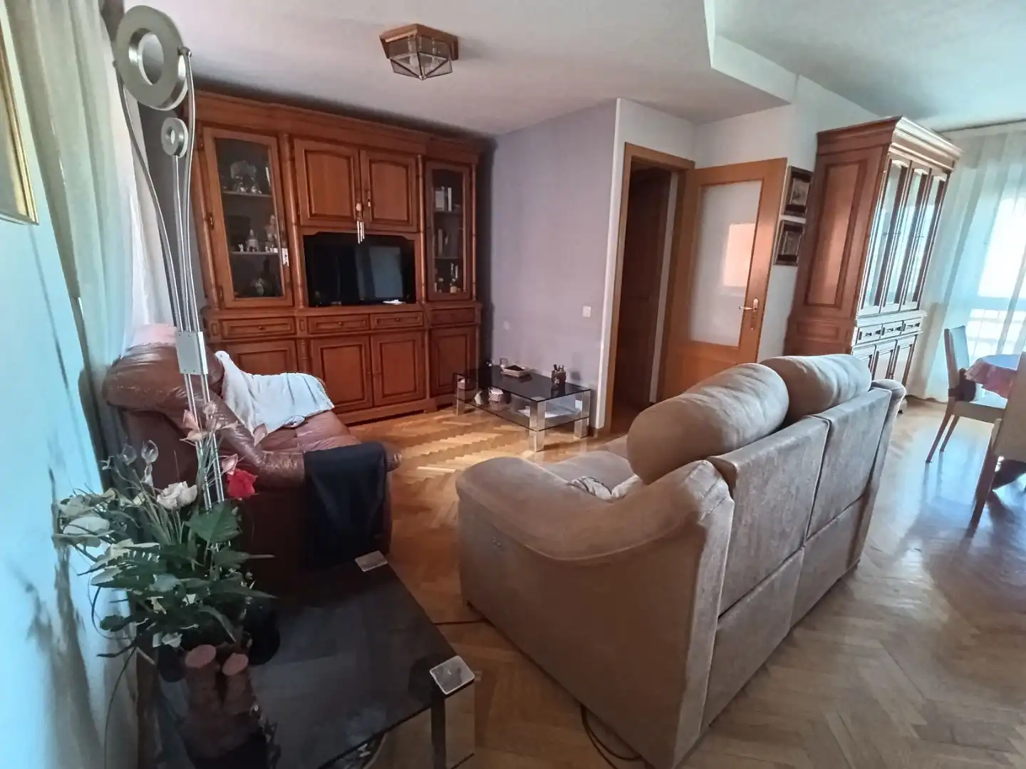 Sala d'estar de Pis en venda en Móstoles amb Aire condicionat, Calefacció i Jardí privat
