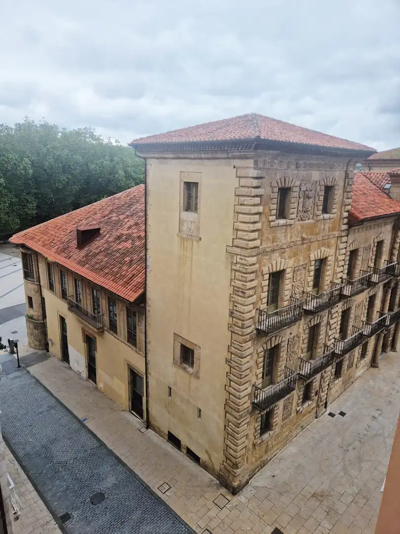 Vista exterior de Piso en venta en Avilés con Calefacción, Parquet y Trastero
