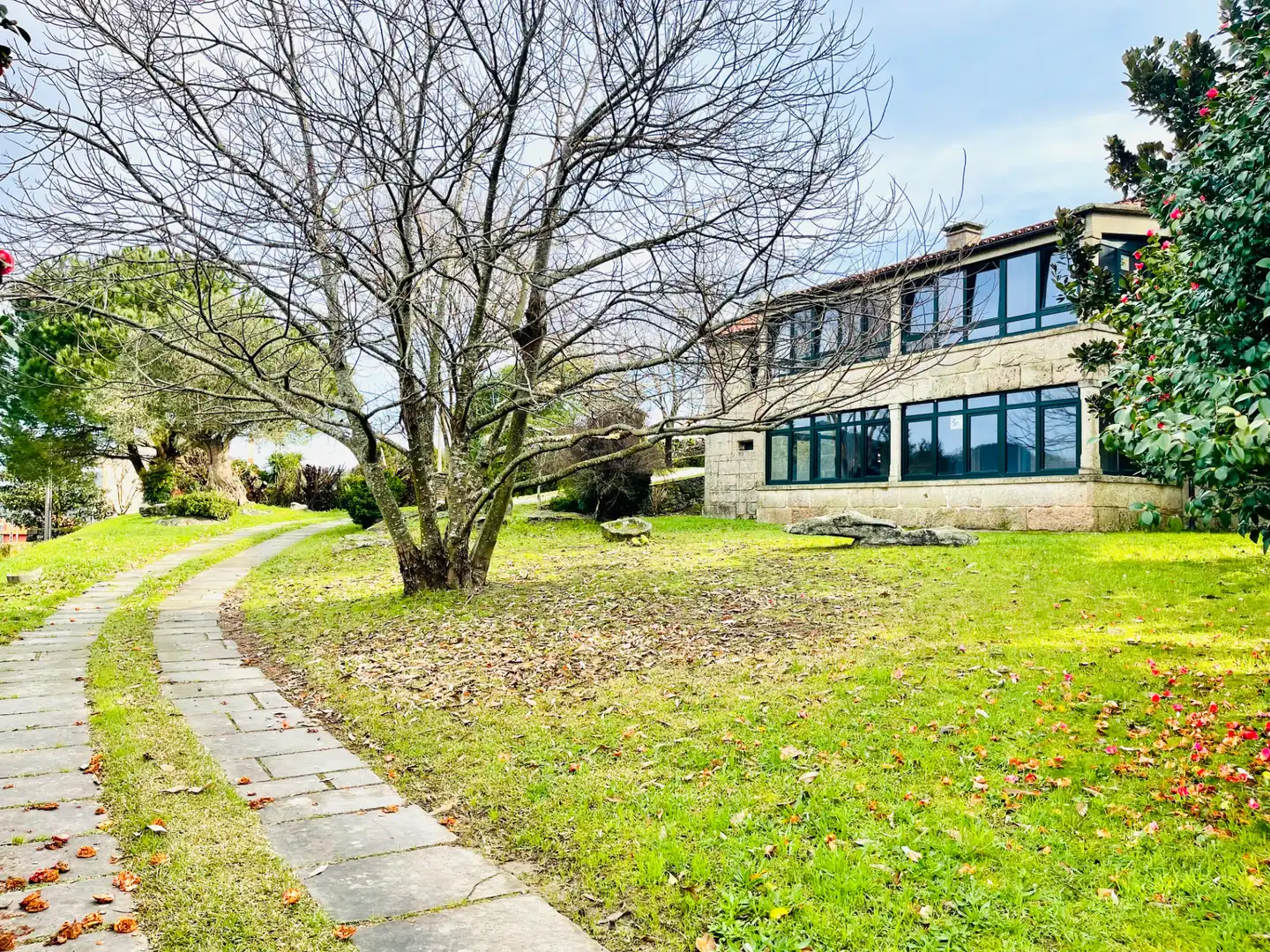 Vista exterior de Finca rústica en venta en Soutomaior con Calefacción, Jardín privado y Terraza