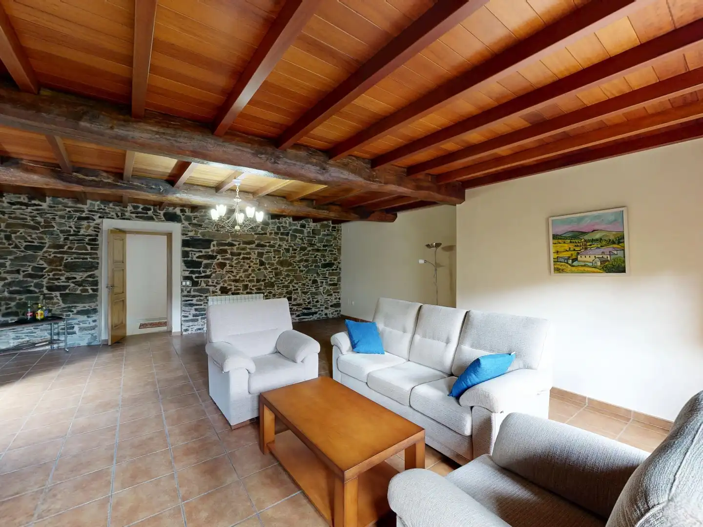 Sala de estar de Casa o chalet en venta en Ourol, Lugo