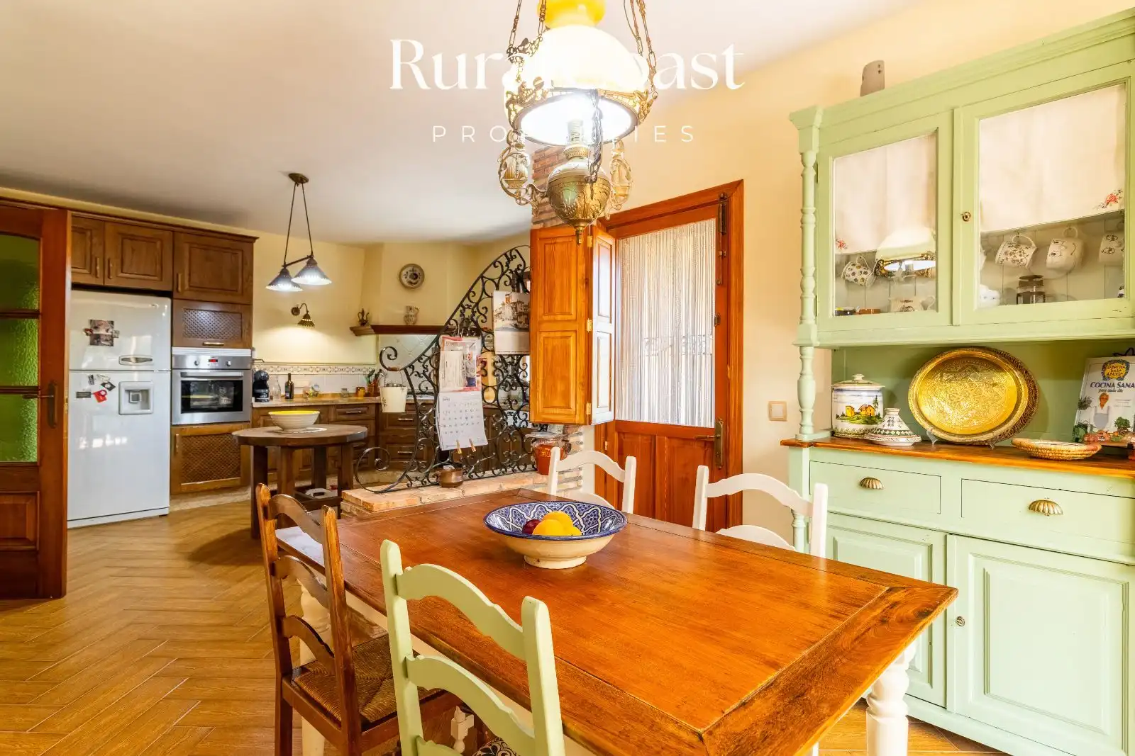 Cocina de Casa o chalet en venta en Tibi con Aire acondicionado, Calefacción y Jardín privado