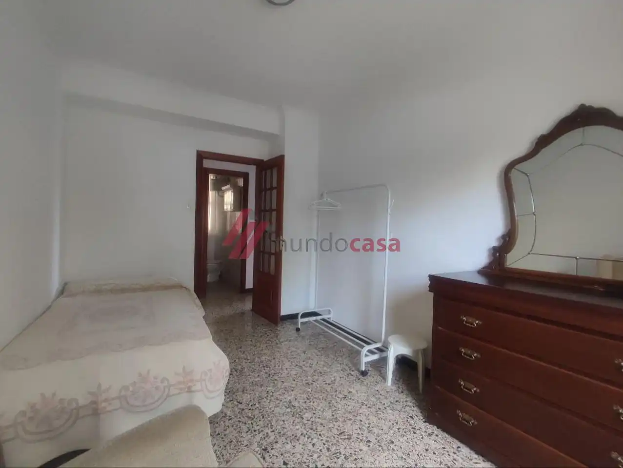 Bedroom of Flat for rent in Ferrol  with Heating and Furnished