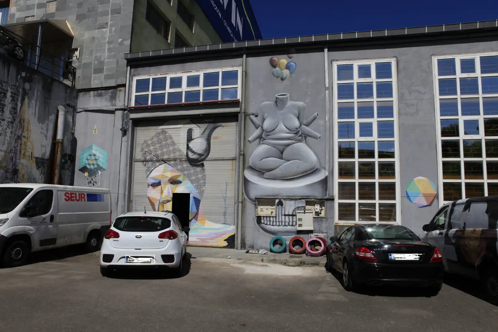 Vista exterior de Nave industrial en venta en Camargo