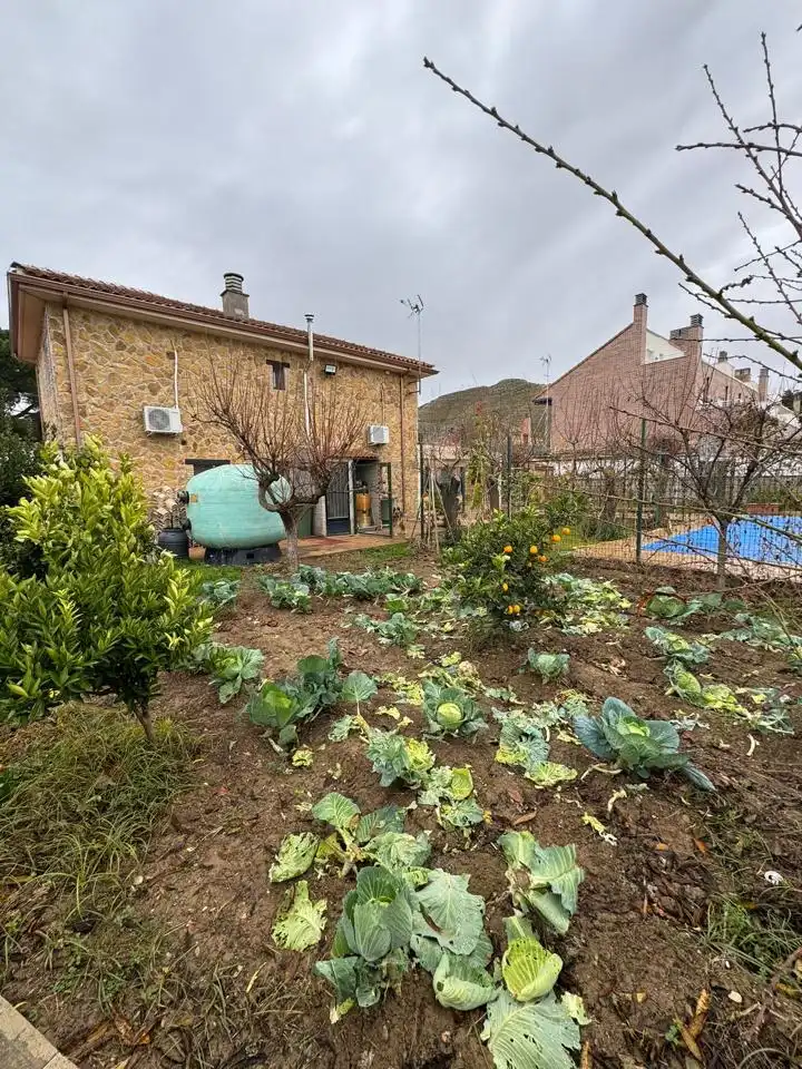 Jardí de Casa o xalet en venda en Cadrete amb Aire condicionat, Calefacció i Jardí privat