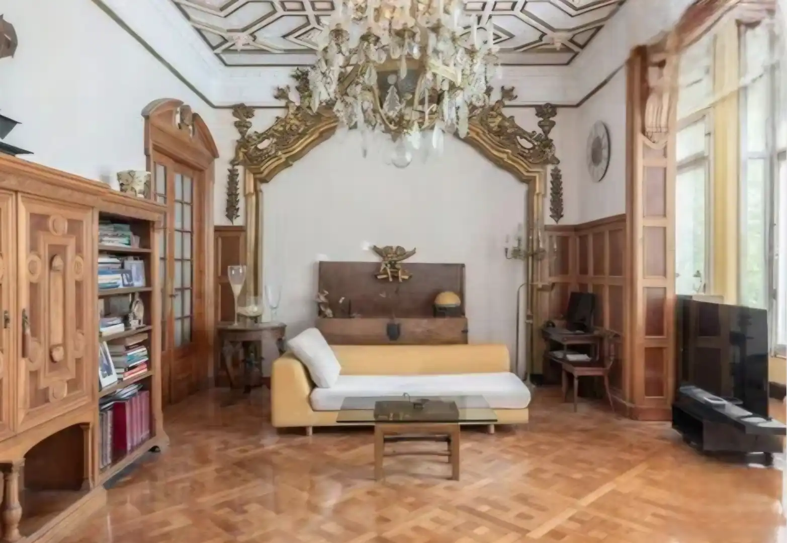 Sala de estar de Piso en venta en Barcelona con Aire acondicionado, Calefacción y Balcón