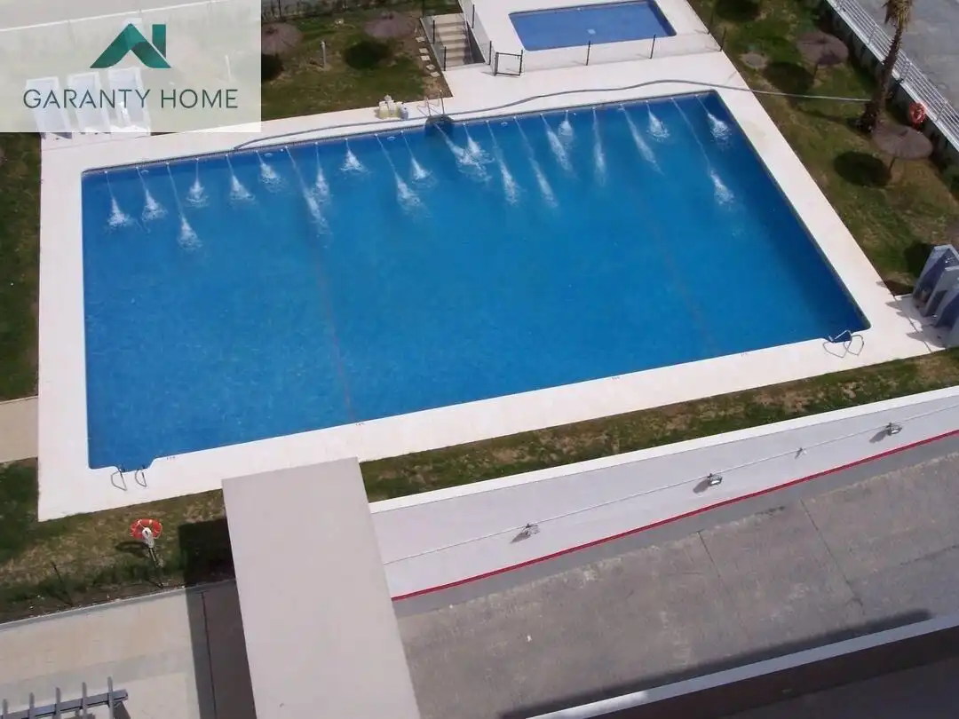 Swimming pool of Attic for rent in Málaga  with Air Conditioner, Private garden and Terrace