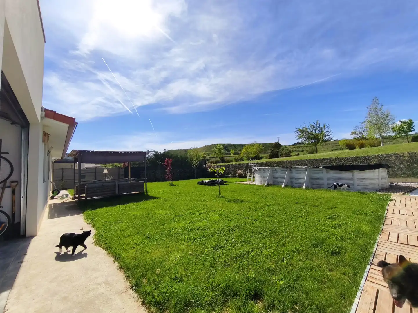 Jardín de Casa o chalet en venta en Viana con Aire acondicionado, Calefacción y Jardín privado