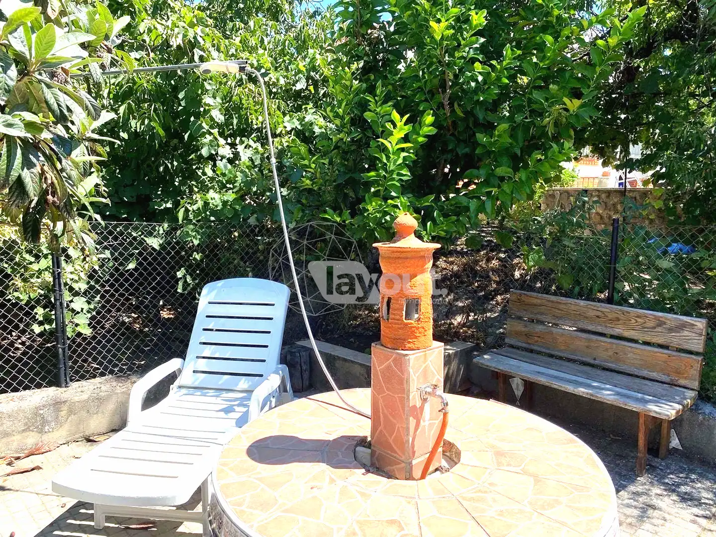 Garden of Houses for sale in Valencia de Alcántara  with Air Conditioner, Terrace and Storage room