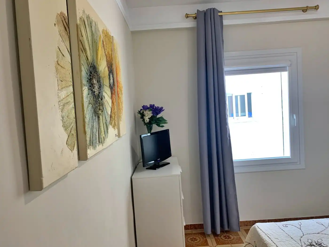 Habitación de Piso de alquiler en Málaga con Aire acondicionado, Calefacción y Amueblado