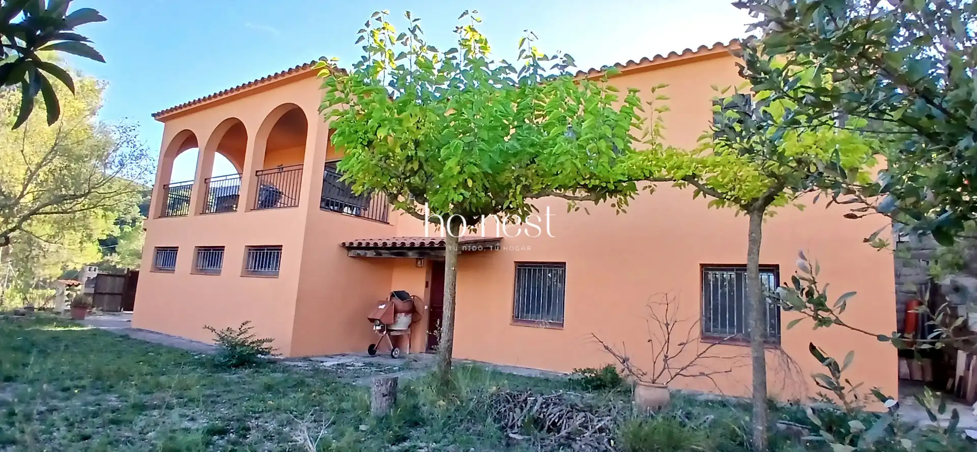Vista exterior de Casa o xalet en venda en Pontons amb Calefacció, Jardí privat i Terrassa