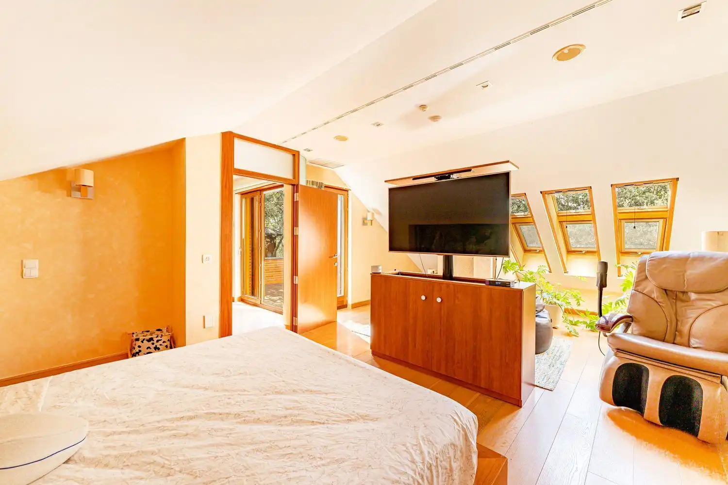 Habitación de Casa o chalet en venta en Nuevo Baztán con Aire acondicionado, Jardín privado y Terraza