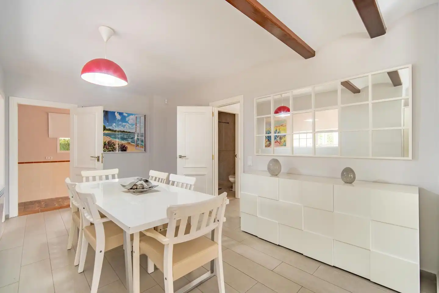 Esszimmer von Haus oder Chalet zum Verkauf in Bétera mit Klimaanlage, Heizung und Privatgarten