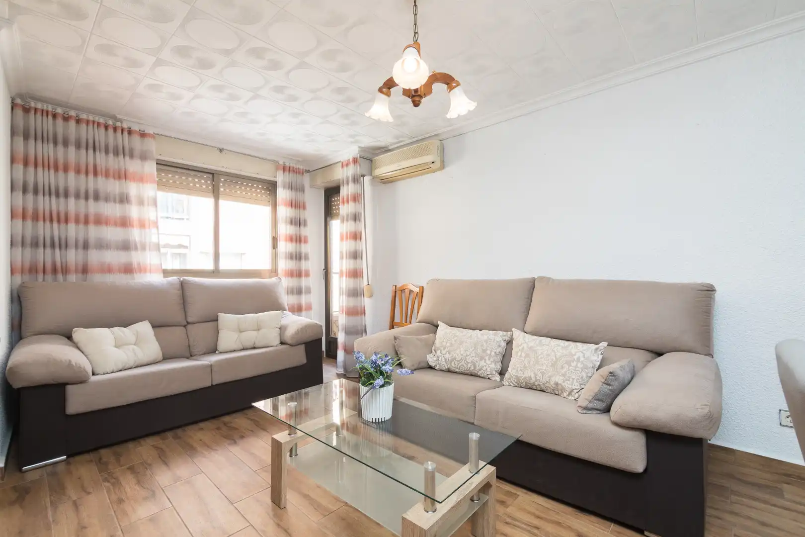 Wohnzimmer von Wohnung zum Verkauf in Santa Pola mit Klimaanlage, Möbliert und Balkon