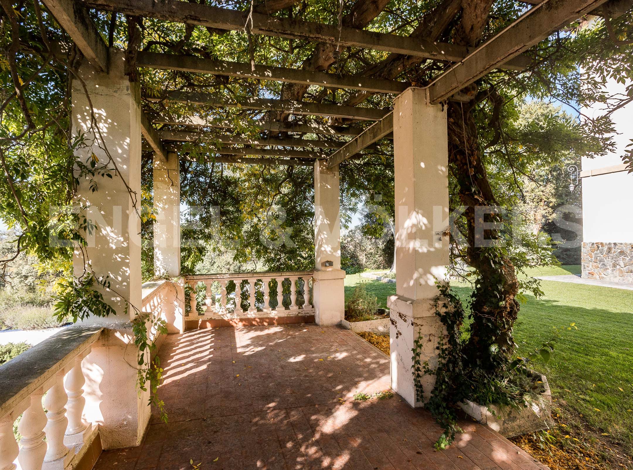 Terrassa de Finca rústica en venda en Llinars del Vallès amb Aire condicionat, Calefacció i Jardí privat