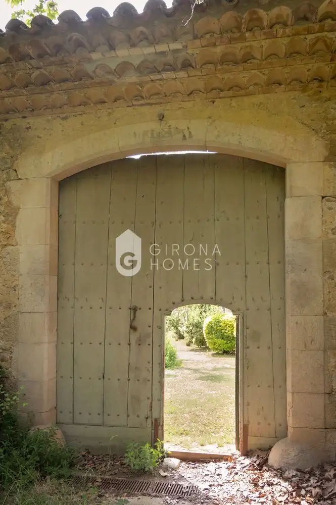 Jardín de Casa o chalet en venta en Cervià de Ter con Piscina