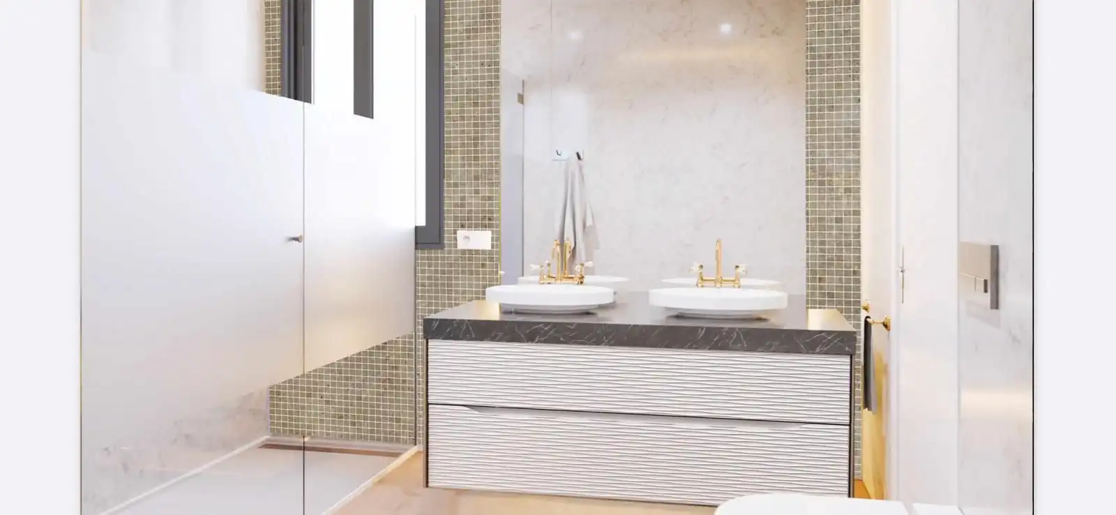 Baño de Casa o chalet en venta en Alhaurín de la Torre con Aire acondicionado, Calefacción y Jardín privado