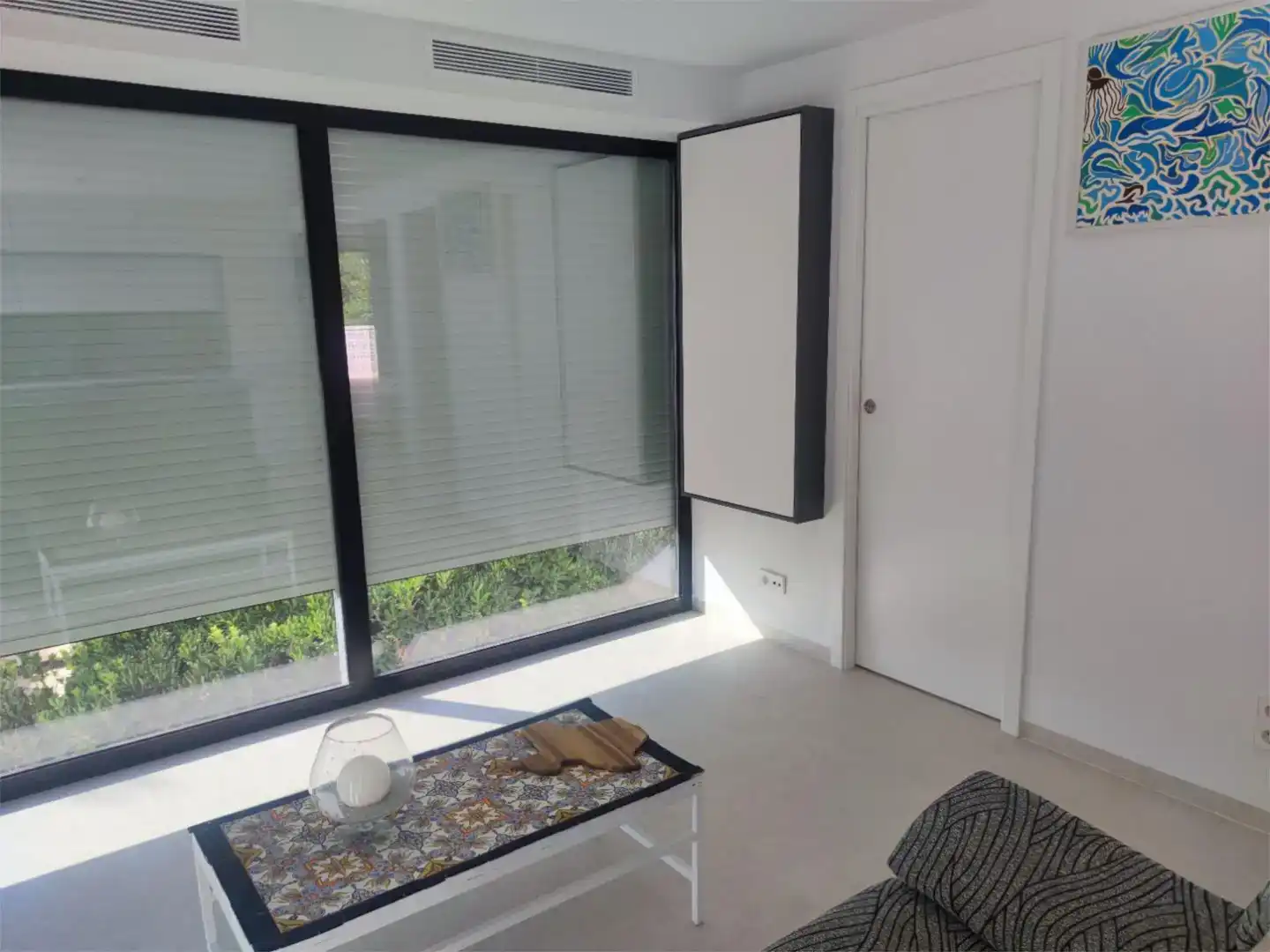 Balcony of Flat for rent in Dénia  with Air Conditioner, Private garden and Storage room