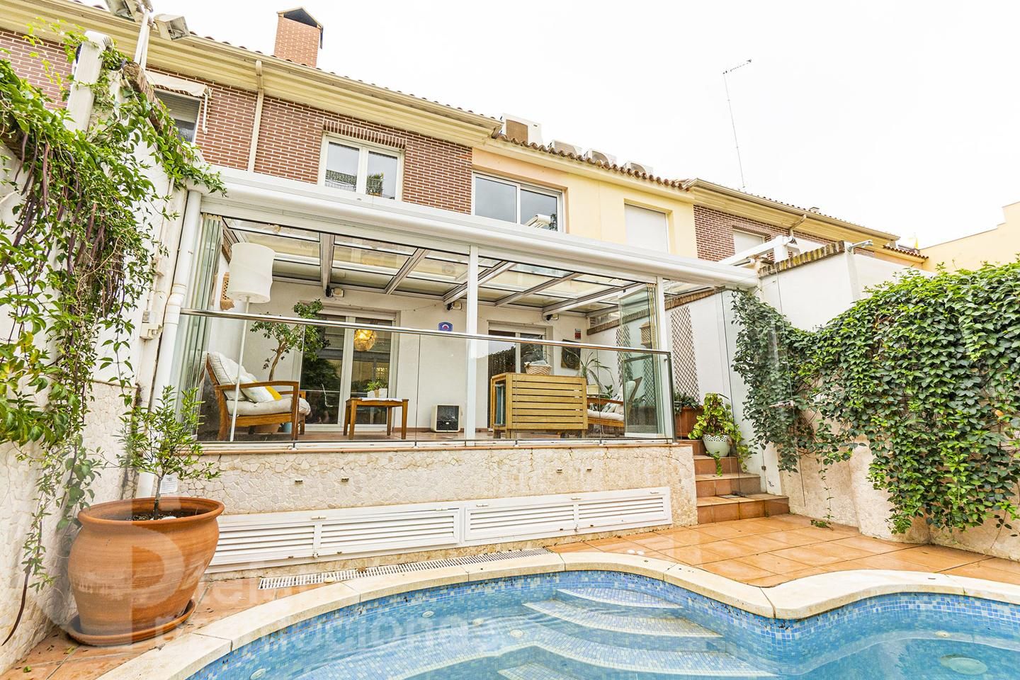 Terrace of Single-family semi-detached for sale in Málaga Capital  with Air Conditioner, Heating and Private garden