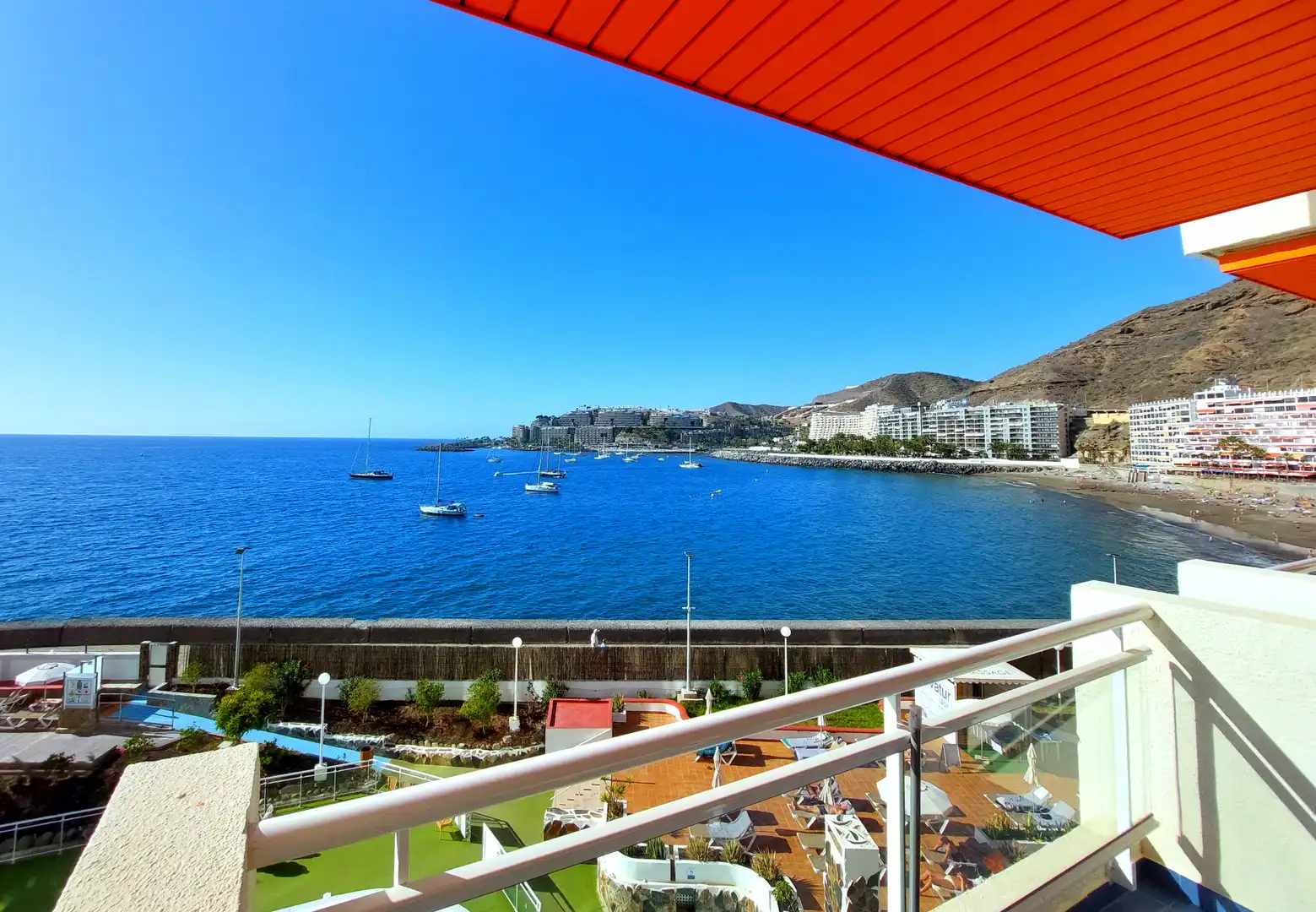 Exterior view of Apartments for rent in Mogán  with Furnished, Washing machine and Microwave