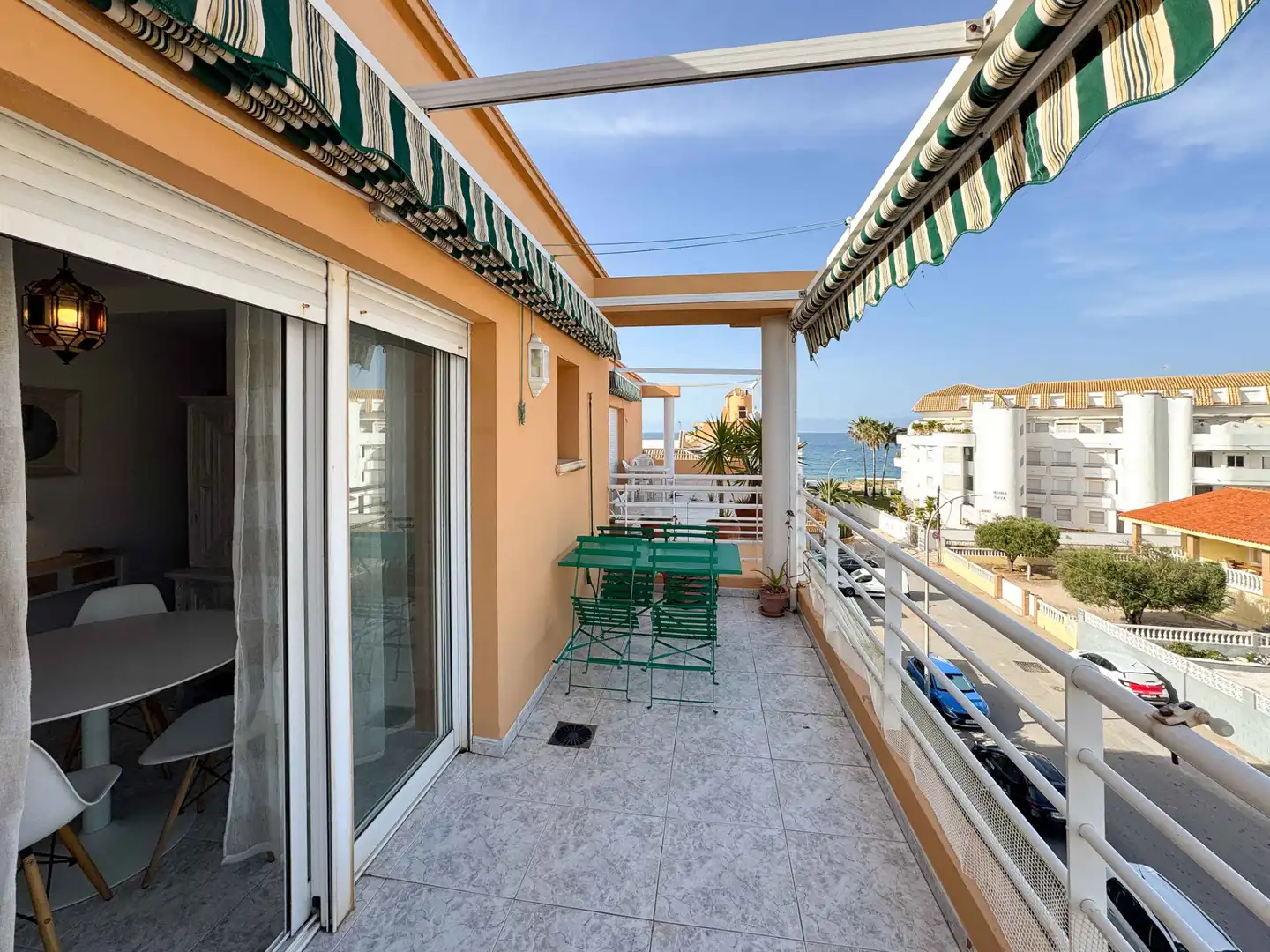 Balcony of Apartments for rent in Dénia  with Air Conditioner, Terrace and Furnished