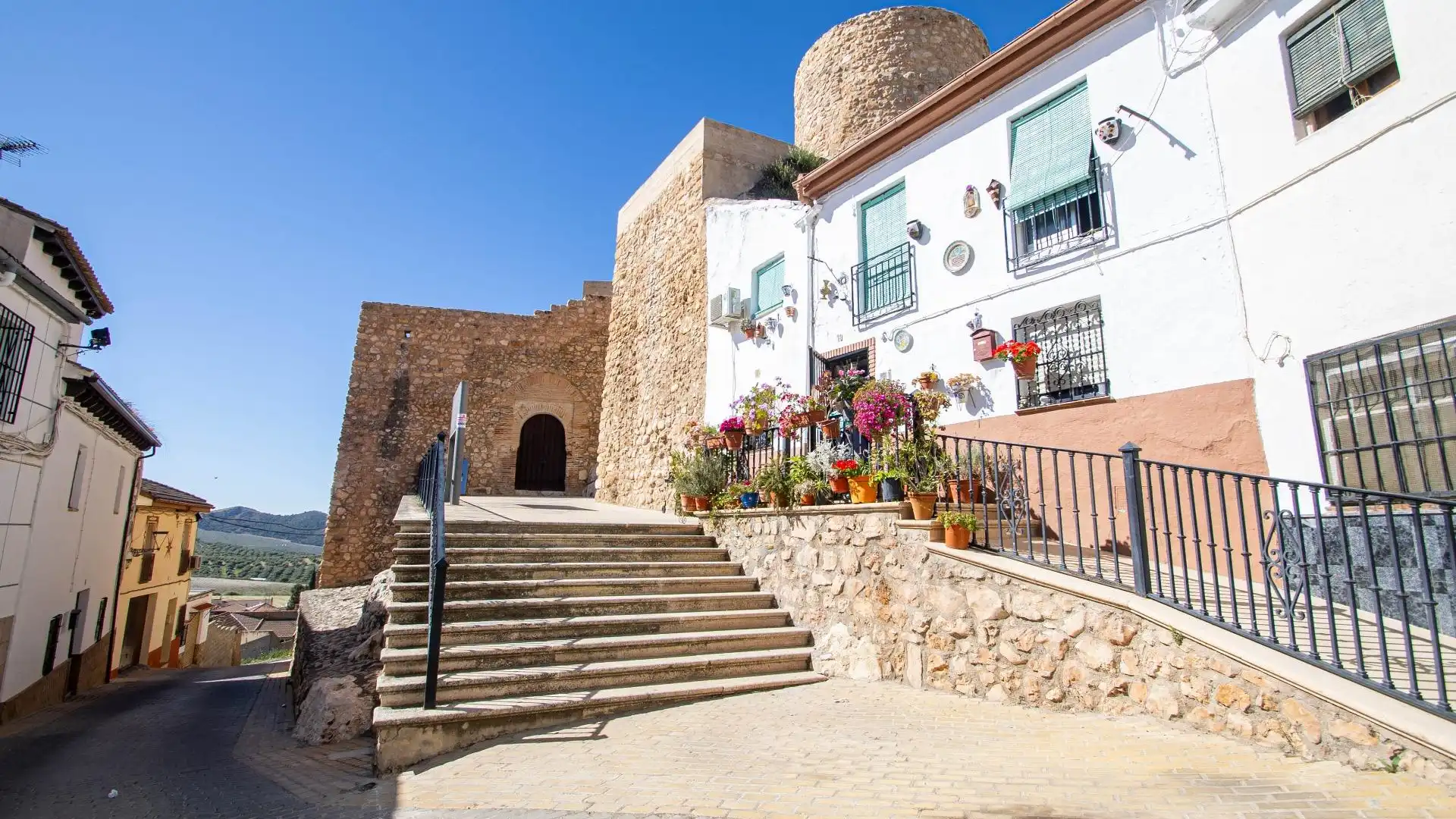 Exterior view of Single-family semi-detached for sale in Íllora  with Private garden, Terrace and Storage room