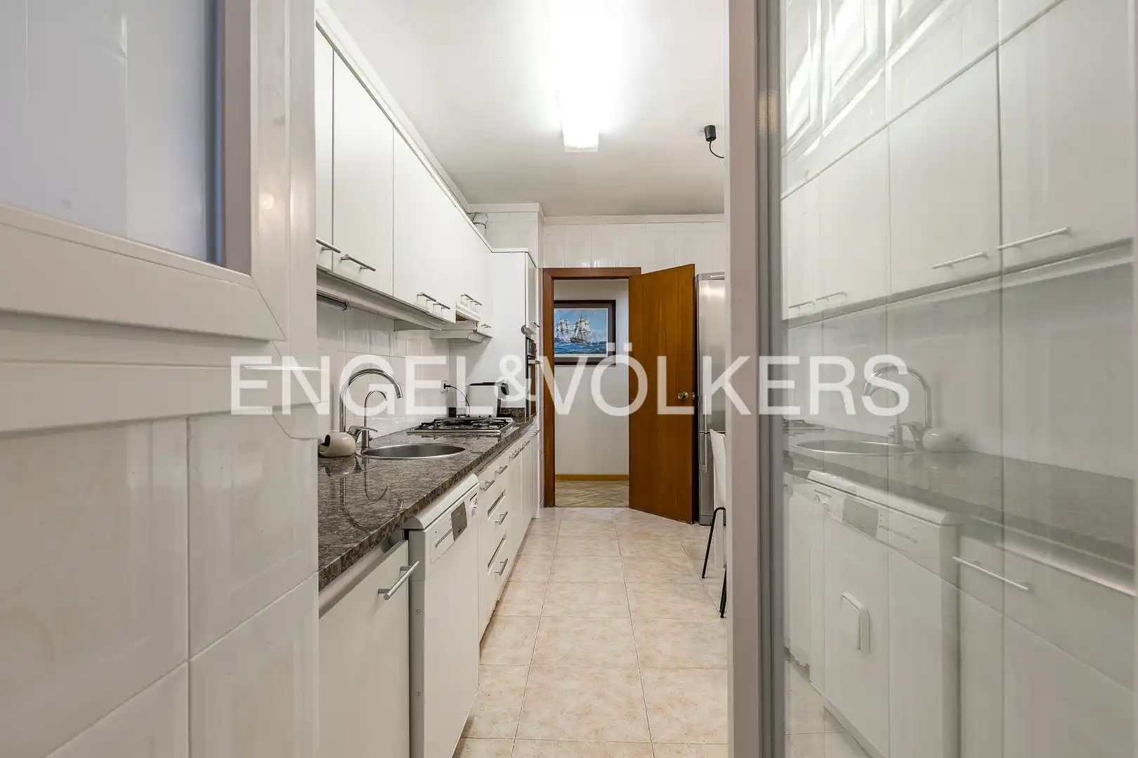 Cocina de Piso en venta en Barcelona con Calefacción, Parquet y Amueblado