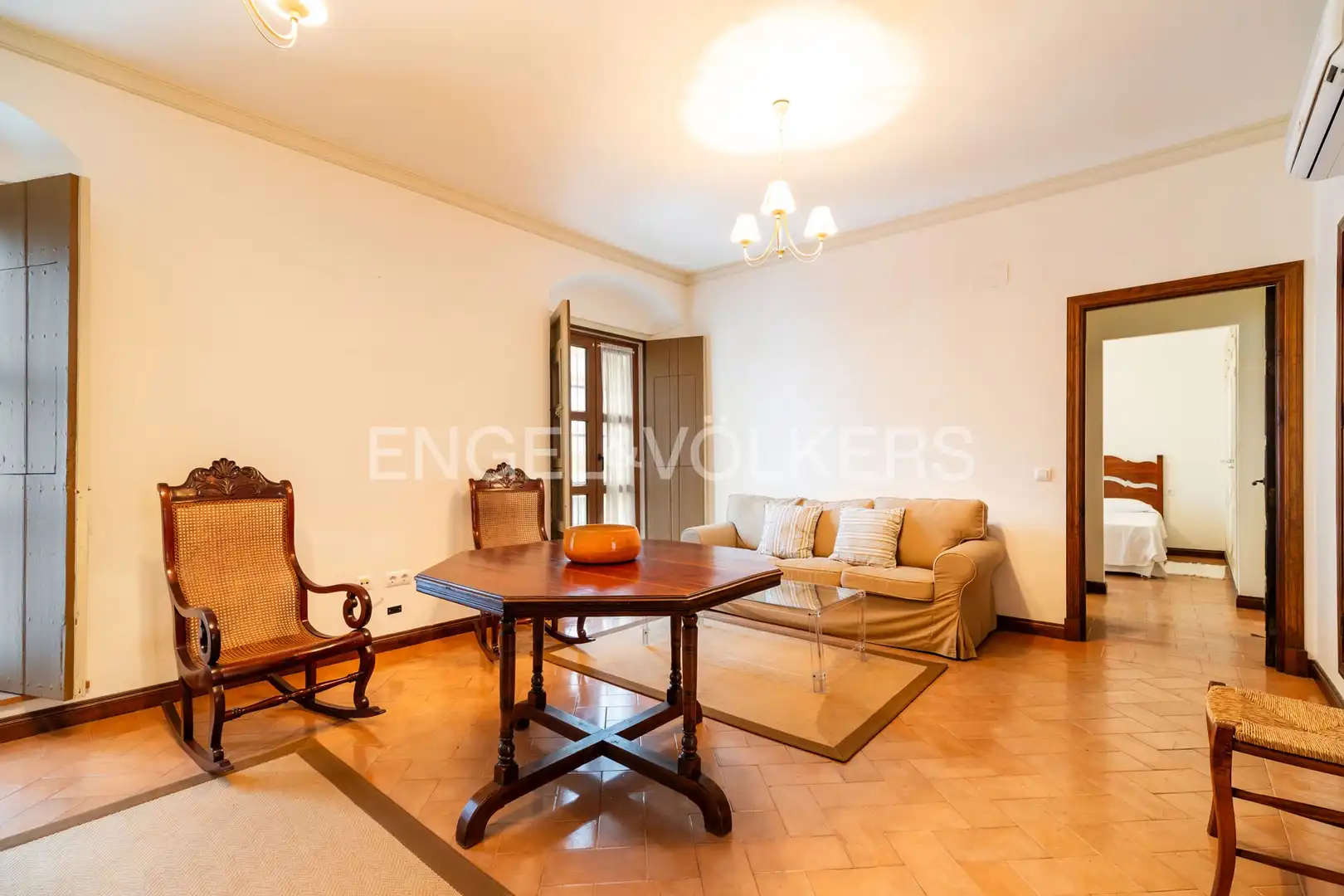 Sala de estar de Casa o chalet de alquiler en Sanlúcar de Barrameda con Aire acondicionado, Calefacción y Terraza