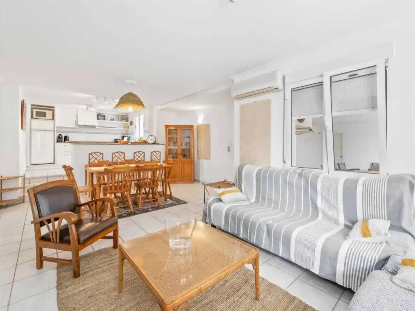 Sala de estar de Casa o chalet de alquiler en Dénia con Jardín privado, Parquet y Piscina