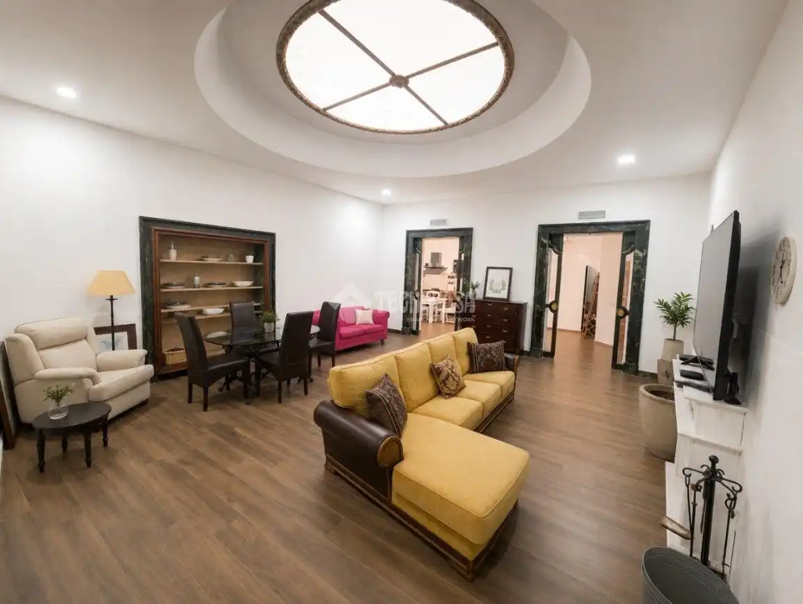 Sala d'estar de Pis en venda en Jerez de la Frontera amb Aire condicionat i Jardí privat