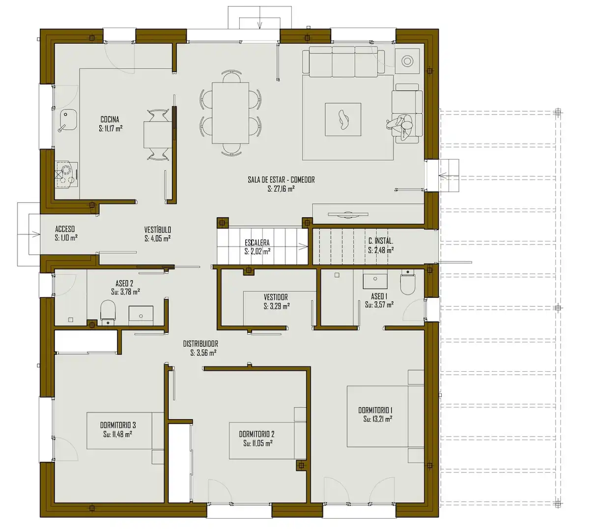 Casa o chalet en venta en Palazuelos de Eresma con Aire acondicionado, Calefacción y Jardín privado