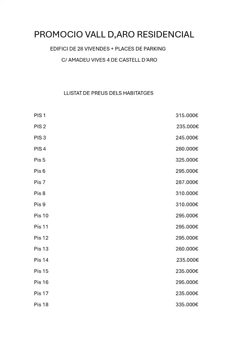 Apartamento en venta en Castell d'Aro, Platja d'Aro i s'Agaró