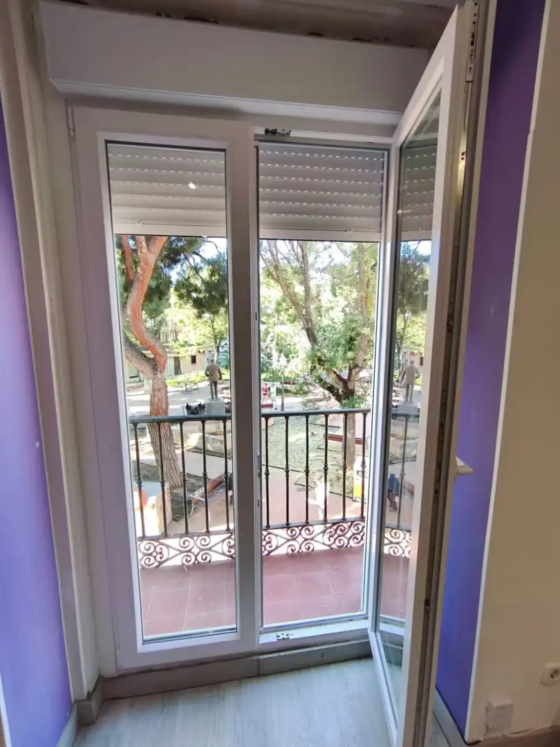 Terraza de Apartamento de alquiler en Madrid con Aire acondicionado, Calefacción y Amueblado
