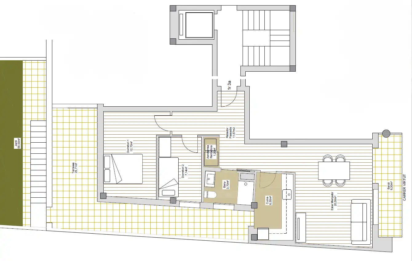 Flat for sale in Igualada  with Heating, Private garden and Terrace