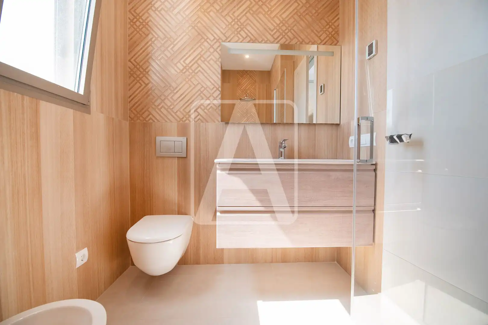 Bany de Casa o xalet en venda en Calpe / Calp amb Aire condicionat, Jardí privat i Terrassa
