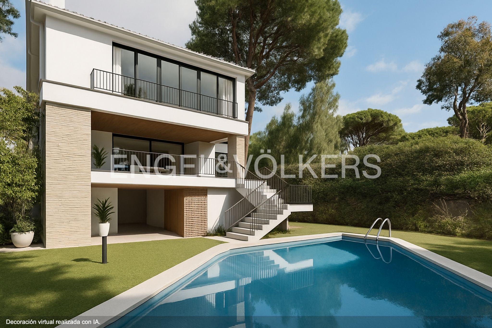 Vista exterior de Casa o xalet en venda en Castelldefels amb Aire condicionat, Calefacció i Jardí privat