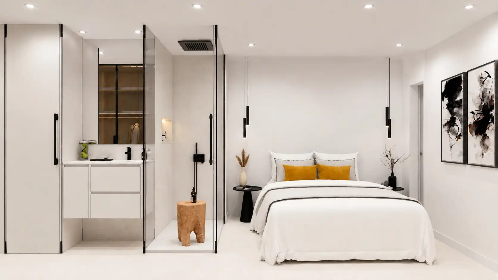 Schlafzimmer von Wohnung zum Verkauf in Las Palmas de Gran Canaria mit Abstellraum, Ofen und Waschmaschine
