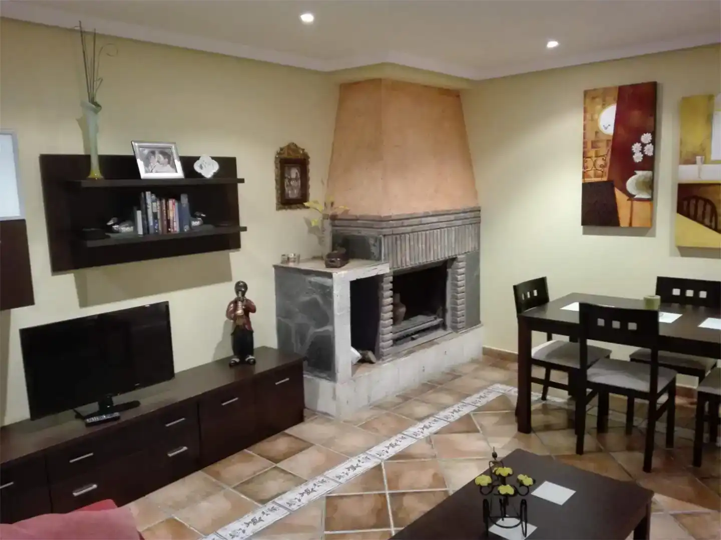 Sala d'estar de Casa o xalet en venda en Villasarracino amb Moblat, Forn i Rentadora