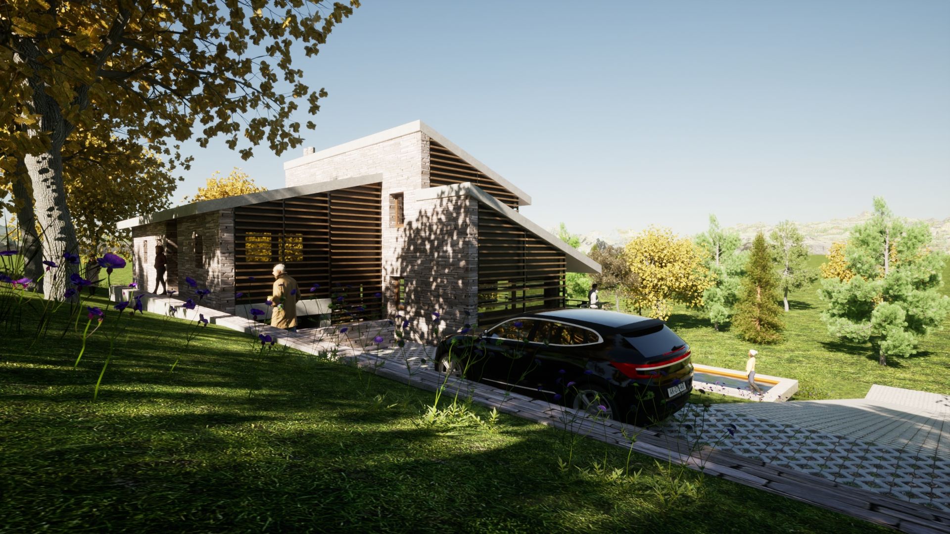 Exterior view of House or chalet for sale in Torremocha de Jarama  with Heating, Swimming Pool and Alarm