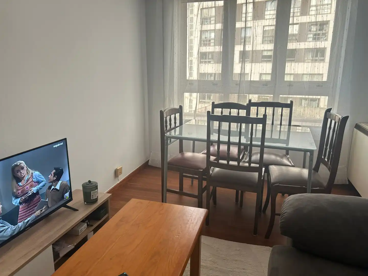 Living room of Flat for rent in Santiago de Compostela   with Furnished