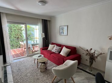Apartament amb piscina de lloguer a Milla de Oro
